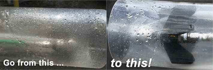 cdmax-before-after sewer drain cleaning nozzles
