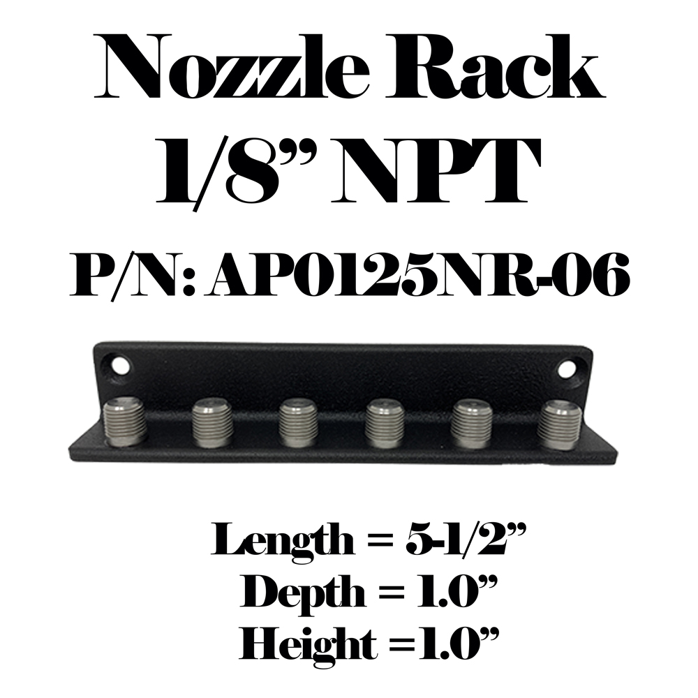 Jet nozzle rack