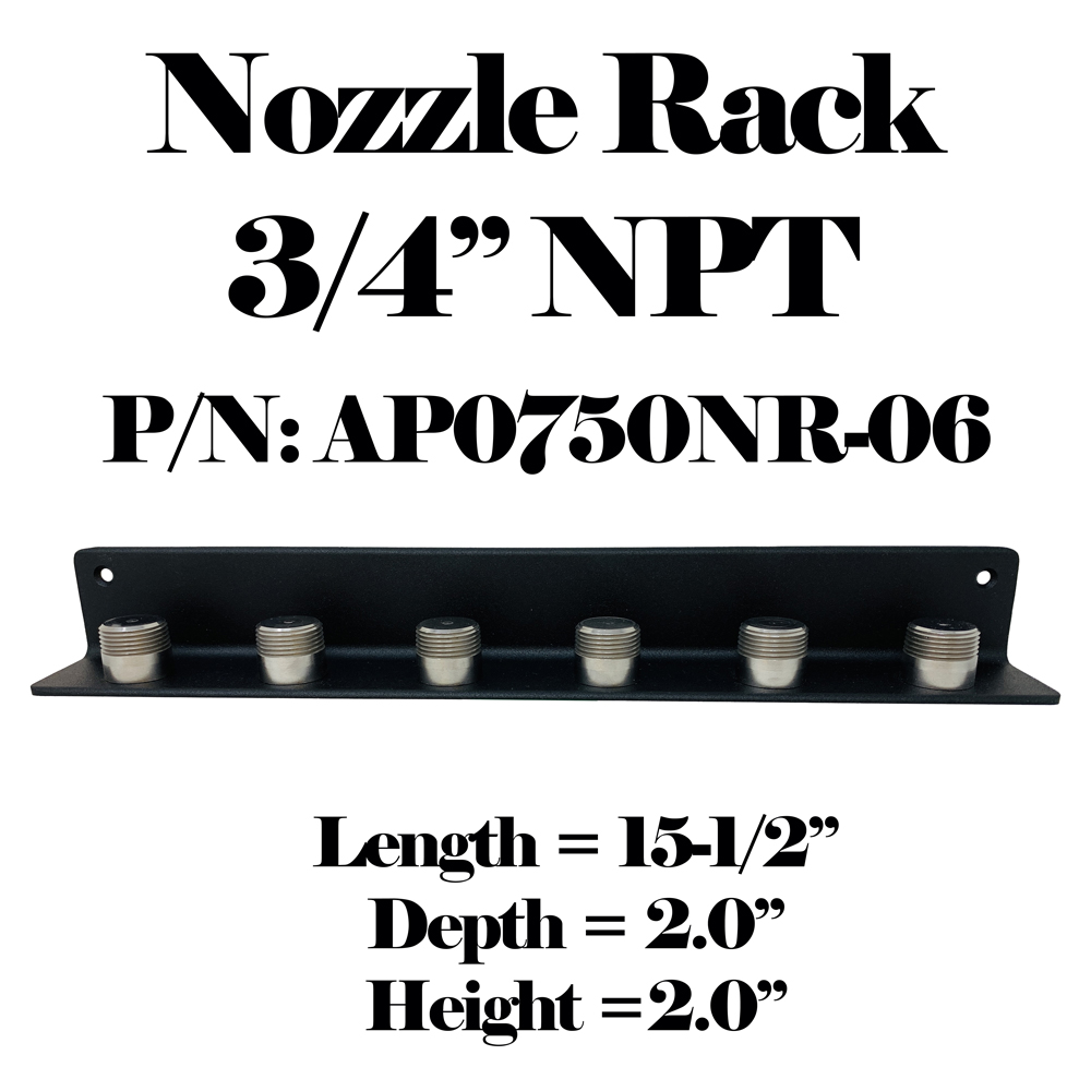3/4" nozzle rack